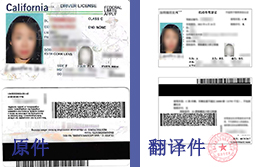 驾照翻译/驾驶证翻译